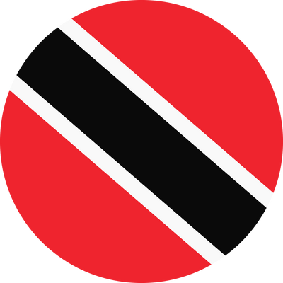 Circle flag vector of Trinidad and Tobago