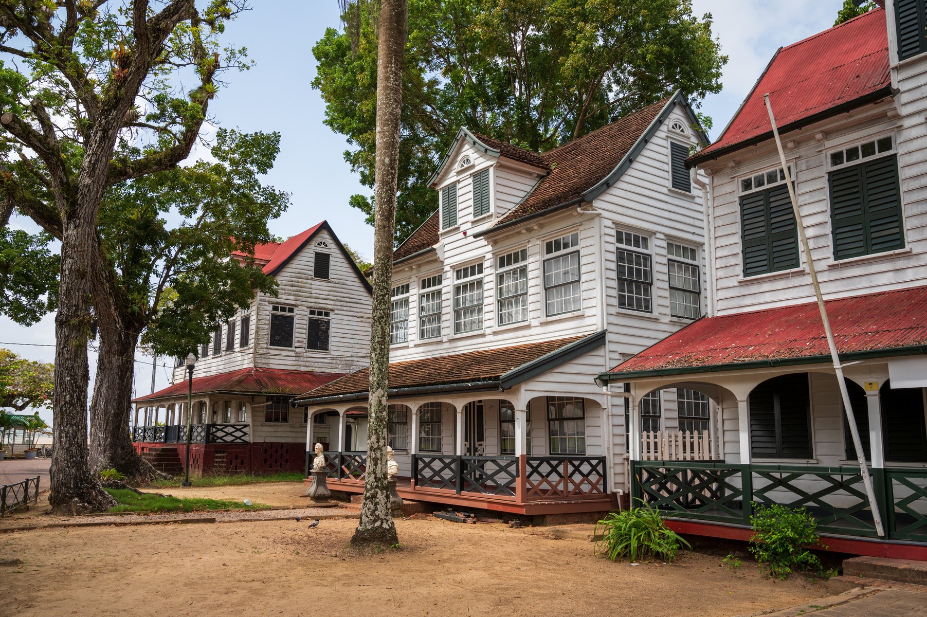 Paramaribo buildings, Suriname